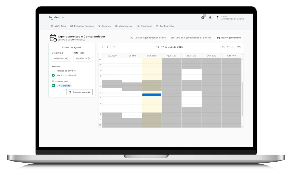 Agenda do Médico - MedLite
